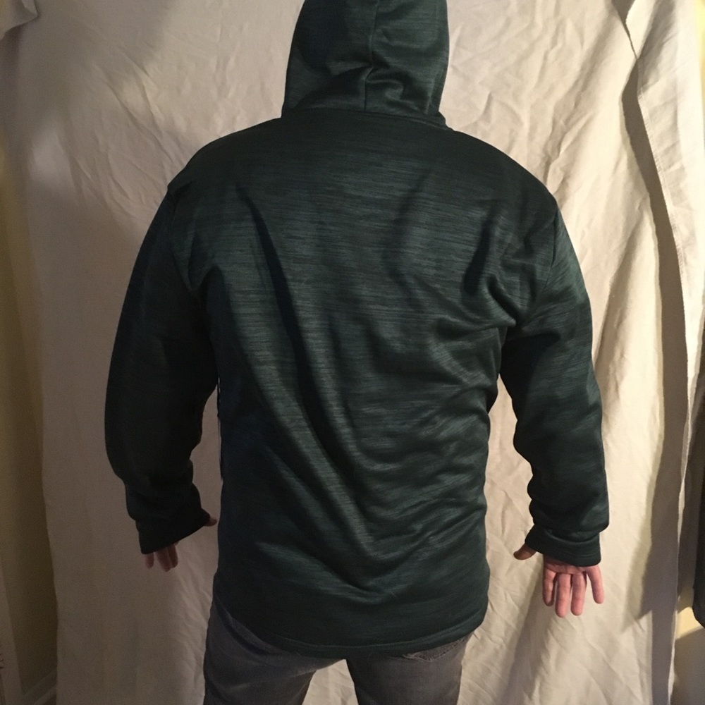 New Straight Faded Green Hoodie - Picture 6 of 6